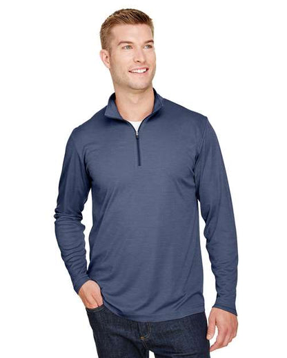 Men's Zone Sonic Heather Performance Quarter-Zip Pullover -  - 13900