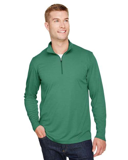 Men's Zone Sonic Heather Performance Quarter-Zip Pullover -  - 13900