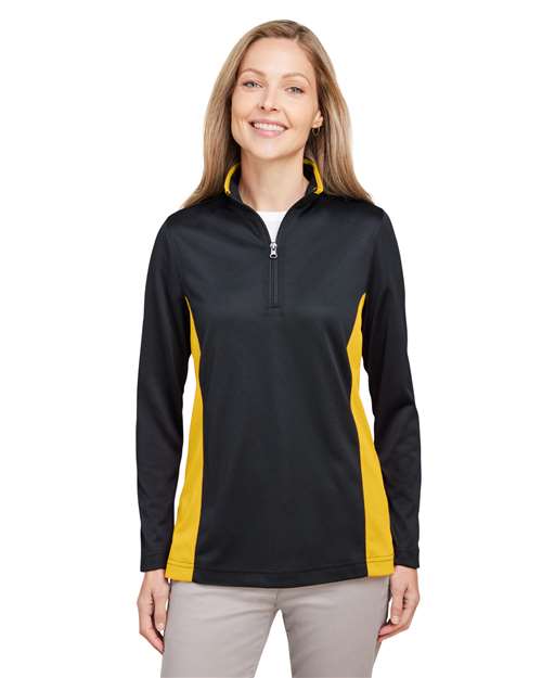 Women's Flash Snag Protection Plus IL Colorblock Quarter-Zip Pullover -  - 13917 - Toronto Screen Printing- Color