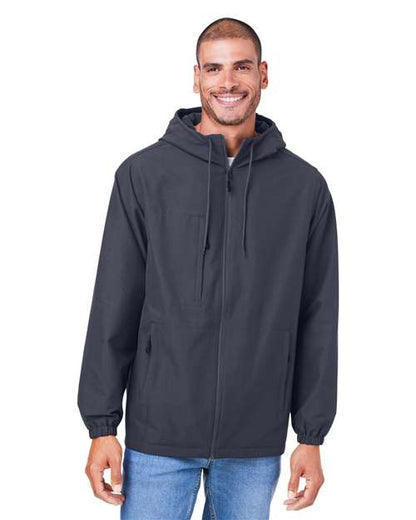 Unisex Flex Twill Hooded Jacket -  - 13931