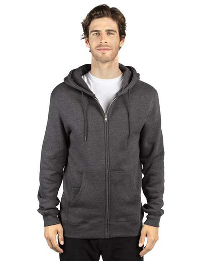 Unisex Fleece Full-Zip Hooded Sweatshirt -  - 14008