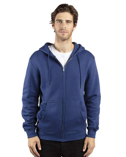 Unisex Fleece Full-Zip Hooded Sweatshirt -  - 14008