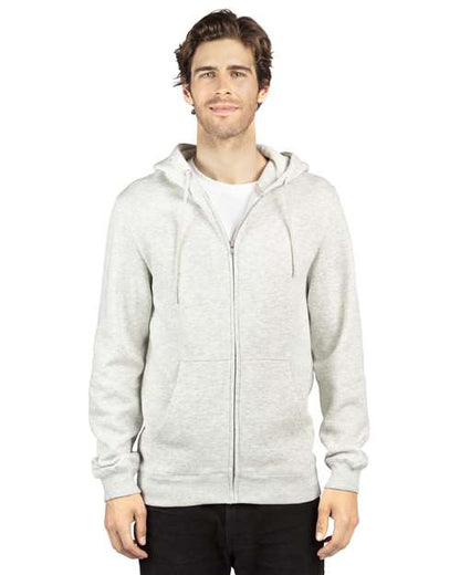 Unisex Fleece Full-Zip Hooded Sweatshirt -  - 14008