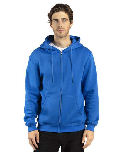 Unisex Fleece Full-Zip Hooded Sweatshirt -  - 14008