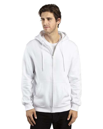 Unisex Fleece Full-Zip Hooded Sweatshirt -  - 14008