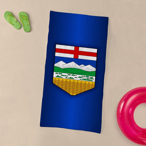 Alberta Flag Towel – Show Your Provincial Pride!