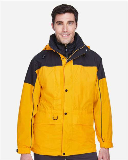 Men's 3-in-1 Two-Tone Parka -  - 14068