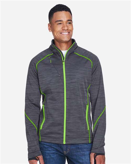Men's Flux Mélange Bonded Fleece Jacket -  - 14085