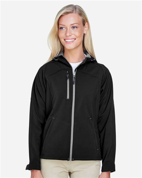 Women's Prospect Two-Layer Fleece Bonded Soft Shell Hooded Jacket -  - 14137