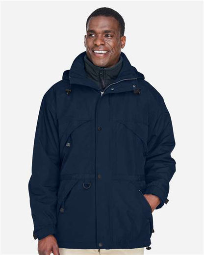 Men's 3-in-1 Parka with Dobby Trim -  - 14145