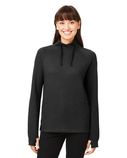 Women's Rhythm Waffle Cross-Neck Pullover -  - 14153