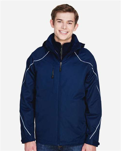 Men's Angle 3-In-1 Jacket with Bonded Fleece Liner -  - 14157