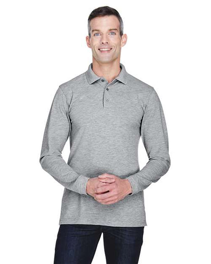 Men's Easy Blend™ Long Sleeve Polo -  - 14195
