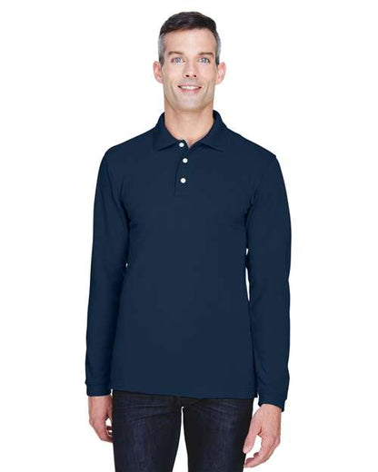 Men's Easy Blend™ Long Sleeve Polo -  - 14195