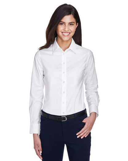 Women's Long Sleeve Oxford Dress Shirt -  - 14204
