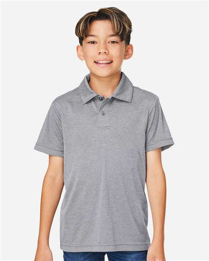 Youth Zone Sonic Heather Performance Polo -  - 14317