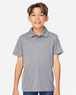 Youth Zone Sonic Heather Performance Polo -  - 14317