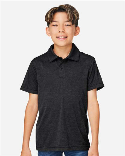 Youth Zone Sonic Heather Performance Polo -  - 14317