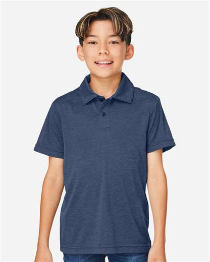 Youth Zone Sonic Heather Performance Polo -  - 14317