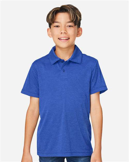 Youth Zone Sonic Heather Performance Polo -  - 14317
