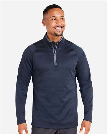 Men's Waffle Fleece Quarter-Zip Pullover -  - 14340