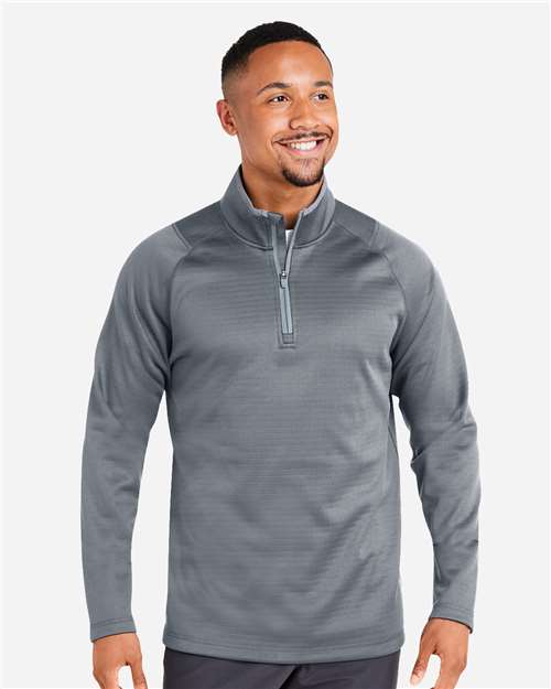 Men's Waffle Fleece Quarter-Zip Pullover -  - 14340 - Toronto Screen Printing- Color