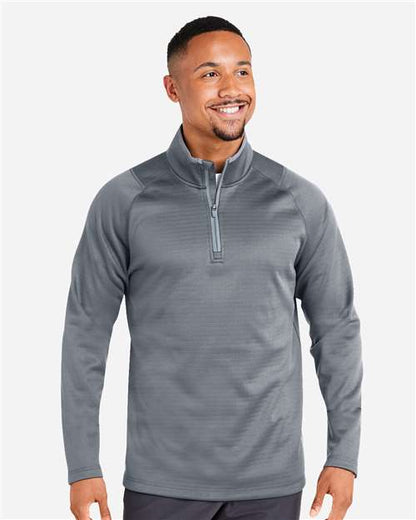 Men's Waffle Fleece Quarter-Zip Pullover -  - 14340