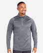 Men's Waffle Fleece Quarter-Zip Pullover -  - 14340