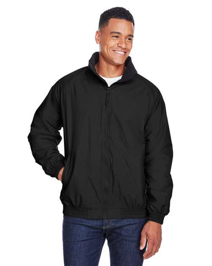 Unisex Fleece Lined Nylon Jacket -  - 14352