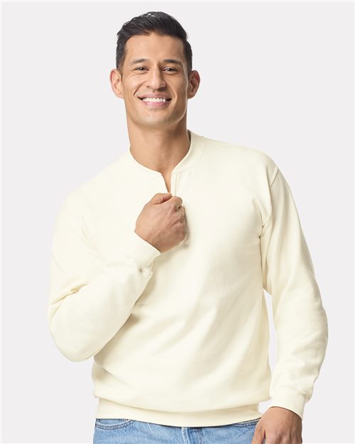 Unisex Softstyle® Midweight 1/4 Zip Sweatshirt -  - 12465