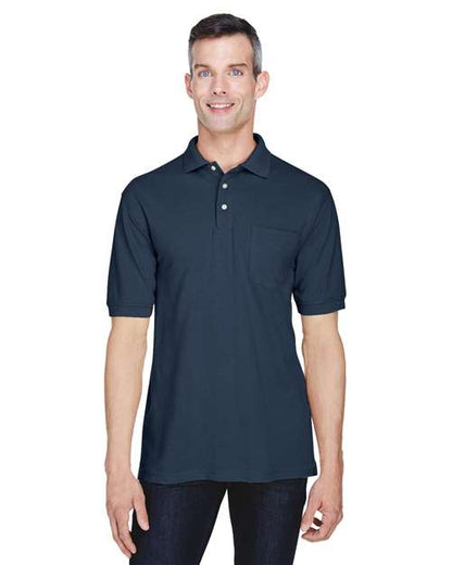 Men's Easy Blend™ Polo with Pocket -  - 14397