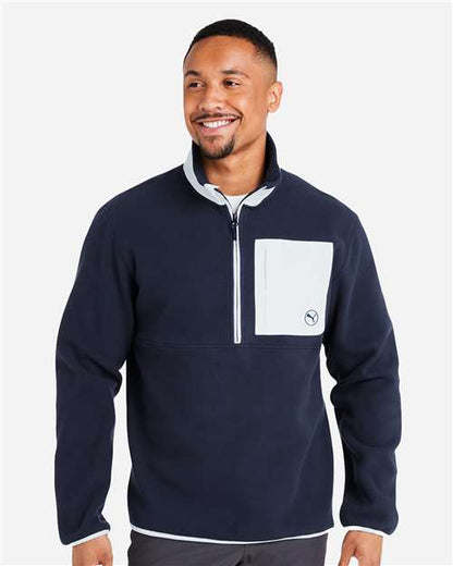Men's Fleece Quarter-Zip Pullover -  - 14458
