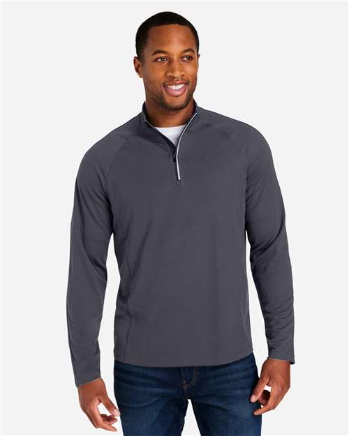 Men's Origin Performance Pique Quarter-Zip Pullover -  - 14486 - Toronto Screen Printing- Color