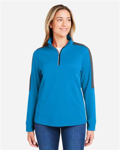 Women's Market Snag Protect Mesh Colorblock Quarter-Zip Pullover -  - 14490