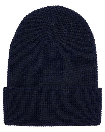 Waffle Cuffed Beanie -  - 14514