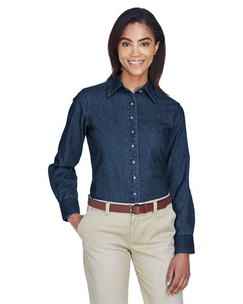 Women's Denim Shirt -  - 14583 - Toronto Screen Printing- Color