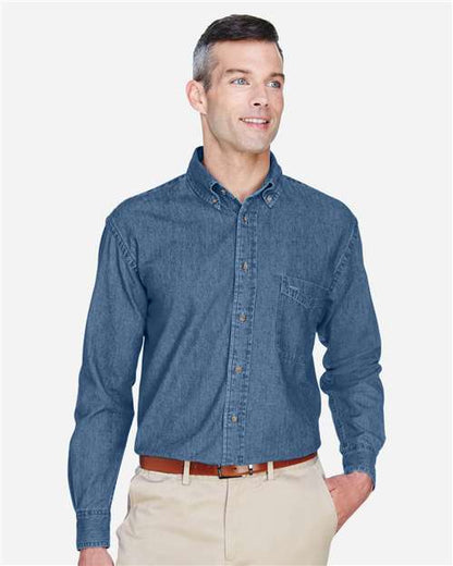 Men's Tall Denim Shirt -  - 14698