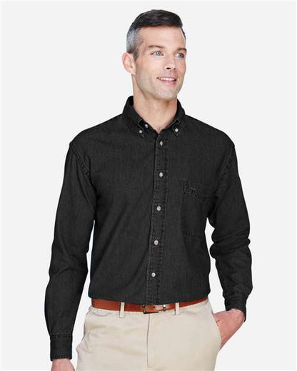 Men's Tall Denim Shirt -  - 14698