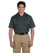 Men's Short Sleeve Work Shirt -  - 14742
