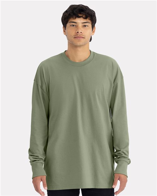 Unisex Heavyweight Long Sleeve T-Shirt -  - 12672