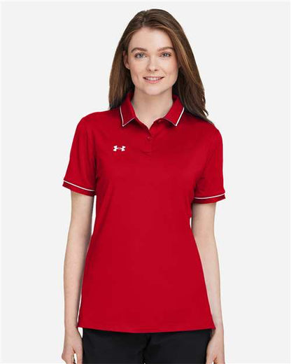 Women's Tipped Teams Performance Polo -  - 14837