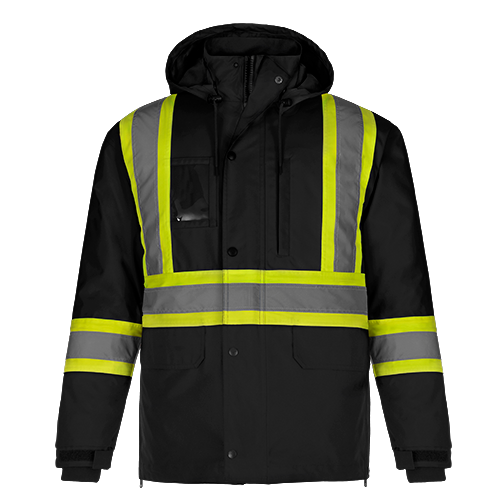 L01275 - Kenworth - 5in1 Hi-Vis Parka w/ Detachable Hood - Jacket