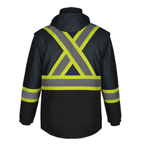 L01275 - Kenworth - 5in1 Hi-Vis Parka w/ Detachable Hood - Jacket