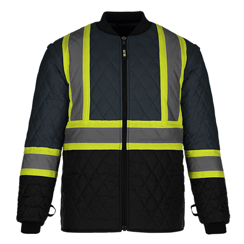 L01275 - Kenworth - 5in1 Hi-Vis Parka w/ Detachable Hood - Navy / S - Jacket