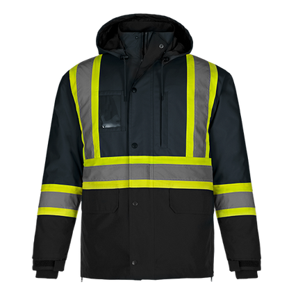 L01275 - Kenworth - 5in1 Hi-Vis Parka w/ Detachable Hood - Jacket