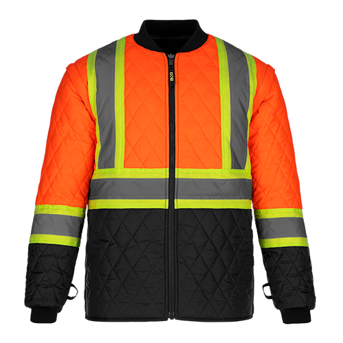 L01275 - Kenworth - 5in1 Hi-Vis Parka w/ Detachable Hood - Orange / S - Jacket