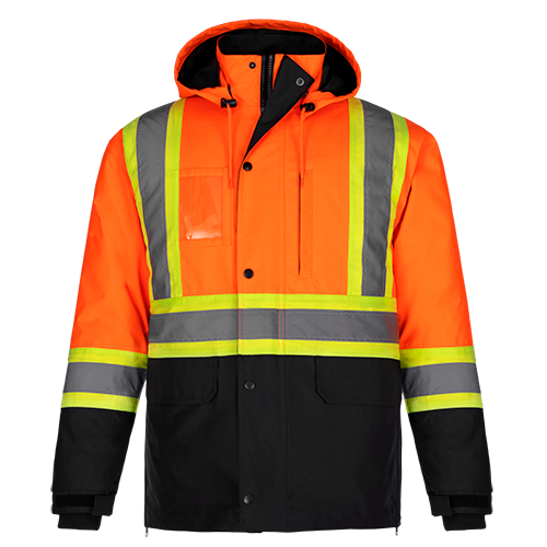 L01275 - Kenworth - 5in1 Hi-Vis Parka w/ Detachable Hood - Jacket