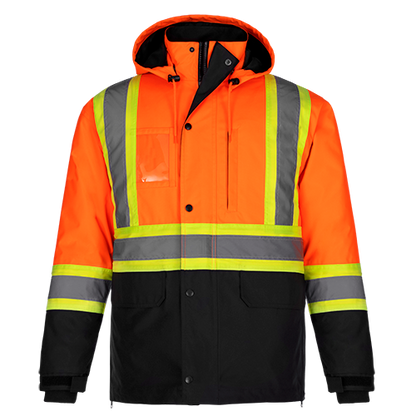 L01275 - Kenworth - 5in1 Hi-Vis Parka w/ Detachable Hood - Jacket