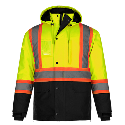 L01275 - Kenworth - 5in1 Hi-Vis Parka w/ Detachable Hood - Jacket