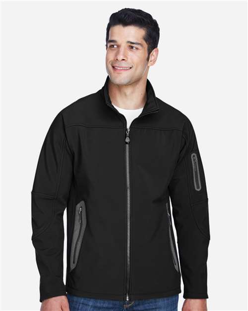 Men's Three Layer Fleece Bonded Shell Technical Jacket -  - 15406